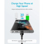 Кабель Anker 322 USB-C - USB-C, 1.8 м, Black (A81F6G11)