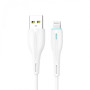 Кабель SkyDolphin S48L USB - Lightning 1м, White (USB-000423)