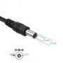 Кабель живлення USB - DC (M/M), 5.5х2.1 мм, 9V, 1 м, Black (2000985587600)