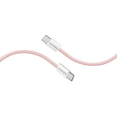Кабель Promate USB Type-C - USB Type-C (M/M), 3 A, 60 W, 2 м, EcoLine-CC200 Pink