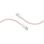 Кабель Promate USB Type-C - USB Type-C (M/M), 3 A, 60 W, 2 м, EcoLine-CC200 Pink