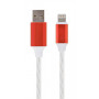 Кабель Cablexpert (CC-USB-8PLED-1M), USB 2.0 - Lightning, 1м, белый