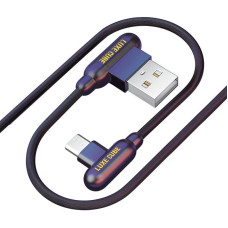 Кабель Luxe Cube Game USB-microUSB, 1м, черный (8886668686143)