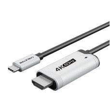 Кабель Cabletime USB Type-C - HDMI (M/M), 4K, Ultra HD, PD100W, для Nintendo Switch 2 м, Black (CC17L)
