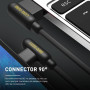 Кабель Luxe Cube Game USB-microUSB, 1м, черный (8886668686143)