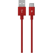 Кабель Ttec (2DK18K) USB - Type-C, AlumiCable, 1.2м, Red