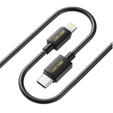 Кабель Luxe Cube USB-Lightning, 3А, 2м, черный (8886888698445)
