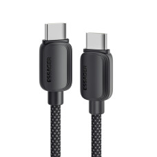 Кабель Essager Breeze USB Type-C - USB Type-C (M/M), 100W, 2 м Black (EXCTT1-WLA01-P)
