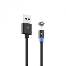 Кабель SkyDolphin S59L Magnetic USB - Lightning 1м, Black (USB-000440)