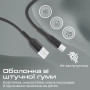 Кабель Promate xCord-AC USB - USB Type-C (M/M), 1 м, Black (xcord-ac.black)