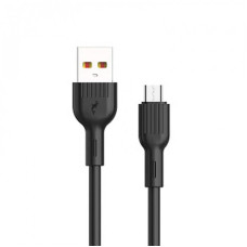 Кабель SkyDolphin S03V USB - microUSB 1м, Black (USB-000420)