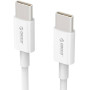 Кабель Orico USB Type-C - USB Type-C (M/M), 100W, 1м White (CA913381)