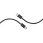 Кабель Promate USB Type-C - USB Type-C (M/M), 3 A, 60 W, 1.2 м, EcoLine-CC120 Black