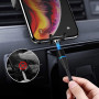 Кабель ColorWay USB-Lightning + microUSB + USB-C Magnetic Data/Quick Charge, 2.4А, 1м, Black (CW-CBUU038-BK)