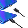 Кабель Grand-X USB-Lightning, магнитный, 1м, Black (MG-01L)