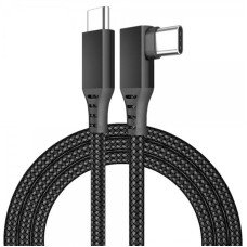 Кабель Type-C-Type-C Gtwin 90° Degrees Oculus Quest Gen2 Link VR USB 3.1 Gen2 5Gbps 5A 6m Black (1005003912229640C6B)