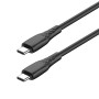 Кабель ColorWay USB Type-C - USB Type-C (M/M), textured PVC, 3А, 2 м, Black (CW-CBPDCC095-BK)