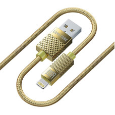 Кабель Luxe Cube Premium USB-Lightning, 1м, золотистый (8886668686150)