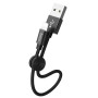 Кабель Hoco X35 USB - Lightning, 0.25м, Black (X35LB0.25)