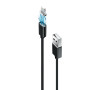 Кабель Grand-X USB-Lightning, магнитный, 1м, Black (MG-01L)