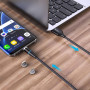 Кабель ColorWay USB-Lightning + microUSB + USB-C Magnetic Data/Quick Charge, 2.4А, 1м, Black (CW-CBUU038-BK)