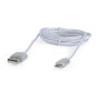 Кабель Cablexpert (CCB-USB2AM-mU8P-6) USB2.0 - Lightning+MicroUSB, 1.8 м, сірий