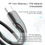 Кабель Essager Rousseau USB - USB Type-C (M/M), 1 м Black (EXCT-LS01)