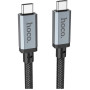 Кабель Hoco US05 USB Type-C - USB Type-C (40Gbps), USB4, 100W, 2 м, Black (US052B)