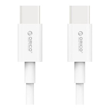 Кабель Orico USB Type-C - USB Type-C (M/M), 100W, 1м White (CA913381)