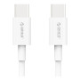 Кабель Orico USB Type-C - USB Type-C (M/M), 100W, 1м White (CA913381)