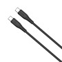 Кабель ColorWay USB Type-C - USB Type-C (M/M), textured PVC, 3А, 2 м, Black (CW-CBPDCC095-BK)