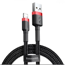 Кабель Baseus Cafule USB-Lightning, 2A, 3м Black/Red (CALKLF-R91)