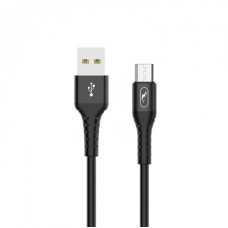 Кабель SkyDolphin S05V TPE Frost Line USB - microUSB 1м, Black (USB-000553)