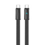 Кабель ColorWay USB Type-C - USB Type-C (M/M), ultra-thin, 5А, 1 м, Black (CW-CBPDCC100-BK)