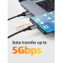 Кабель Cabletime USB Type-C - USB (M/M), 2 м, Black (CA40H)