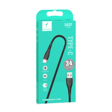 Кабель SkyDolphin S02T USB - USB Type-C 1м, Black (USB-000589)