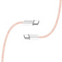 Кабель ColorWay USB Type-C + USB Type-C (M/M), 3.0 А, 1 м, Pink (CW-CBPDCC061-P)