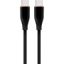 Кабель Cablexpert USB Type-C - USB Type-C (M/M), 3 A, 60 W, 1.5 м, Black (CC-USB2S-CMCM-1.5M-BK)
