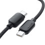 Кабель Essager Breeze USB Type-C - USB Type-C (M/M), 100W, 3 м Black (EXCTT1-WLC01-P)