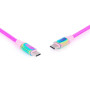 Кабель REAL-EL Premium Rainbow USB Type C-USB Type C 1m (EL123500053)