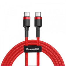 Кабель Baseus Cafule USB-C-USB-C, PD2.0, 60W 2м Red (CATKLF-H09)