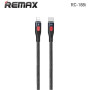 Кабель Remax RC-188i CL USB Type-C - Lightning (M/M), 20W, 1 м, Black (6954851243250)