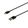 Кабель Grand-X USB-microUSB, магнитный, 1м, Black (MG-01M)