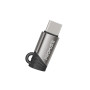 Адаптер Promate Link-Ci Lightning - USB Type C (F/M) Grey
