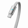 Кабель ColorWay USB Type-C - USB Type-C (M/M), ultra-thin, 5А, 1 м, Grey (CW-CBPDCC100-GR)