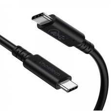 Кабель Choetech USB-C - USB-C, 0.8м (XCC-1028-BK)