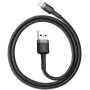 Кабель Baseus Cafule USB-Lightning, 1м Black-Grey (CALKLF-BG1)