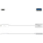 Адаптер J5create USB-C - USB (M/F), 0.1 м, White (JUCX05-N)