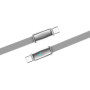 Кабель ColorWay USB Type-C - USB Type-C (M/M), ultra-thin, 5А, 1 м, Grey (CW-CBPDCC100-GR)