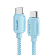 Кабель Essager Breeze USB Type-C - USB Type-C (M/M), 100W, 2 м Blue (EXCTT1-WLA03-P)